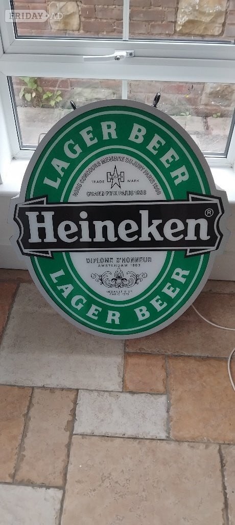 Heineken Original Illuminated Outdoor Pub Sign