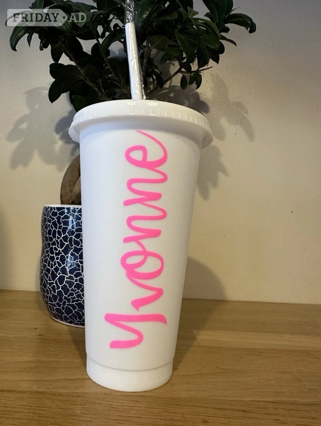 Personolised Reusable 24oz Plastic Cold Cup Tumbler in Watford