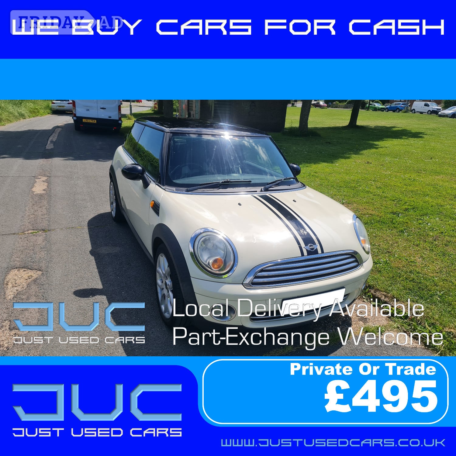 Mini Cooper 1.6 (Manual Petrol)7 Reg 2007 in Lewes