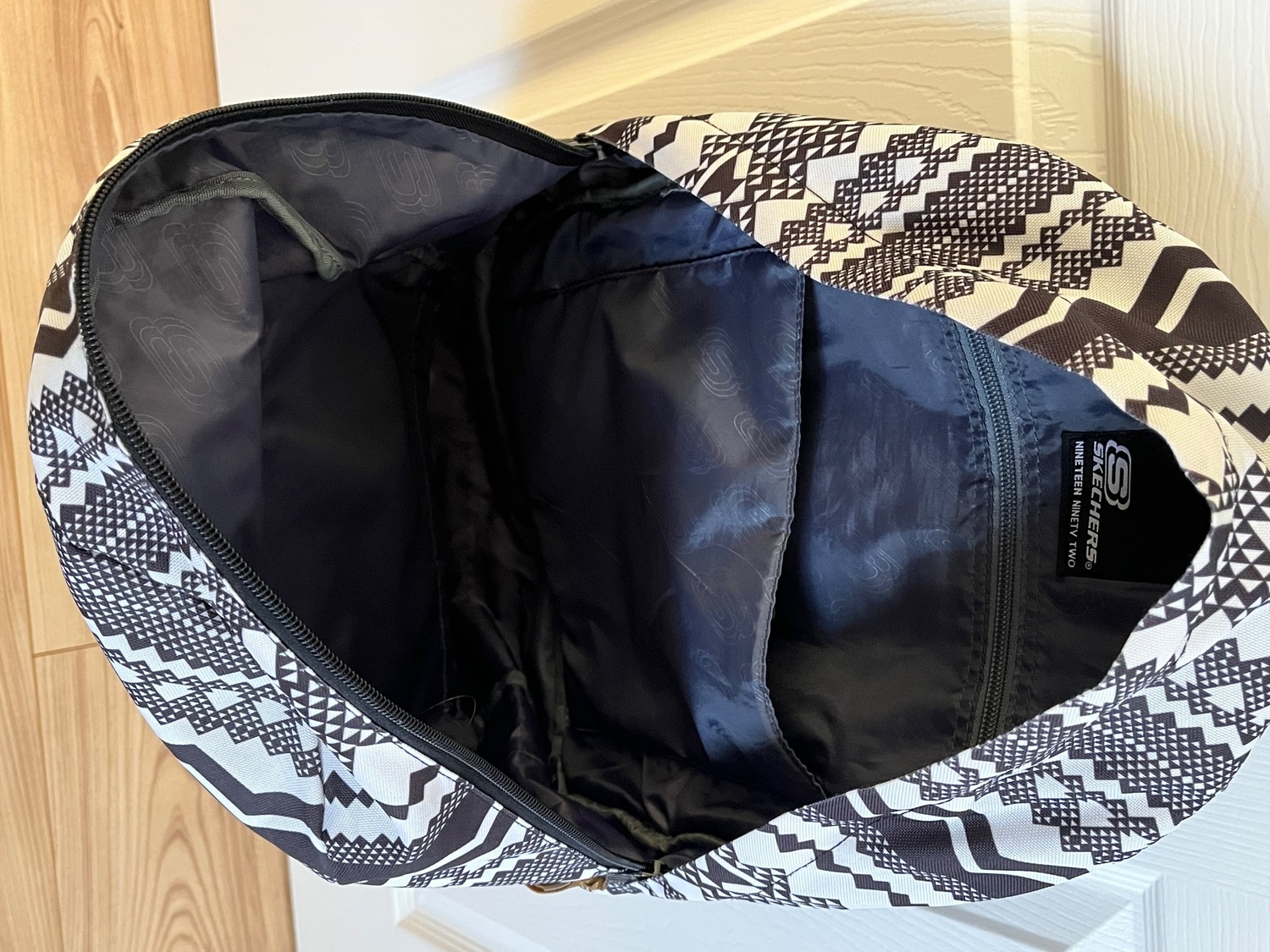 Peterborough Sketchers Black & white backpack 