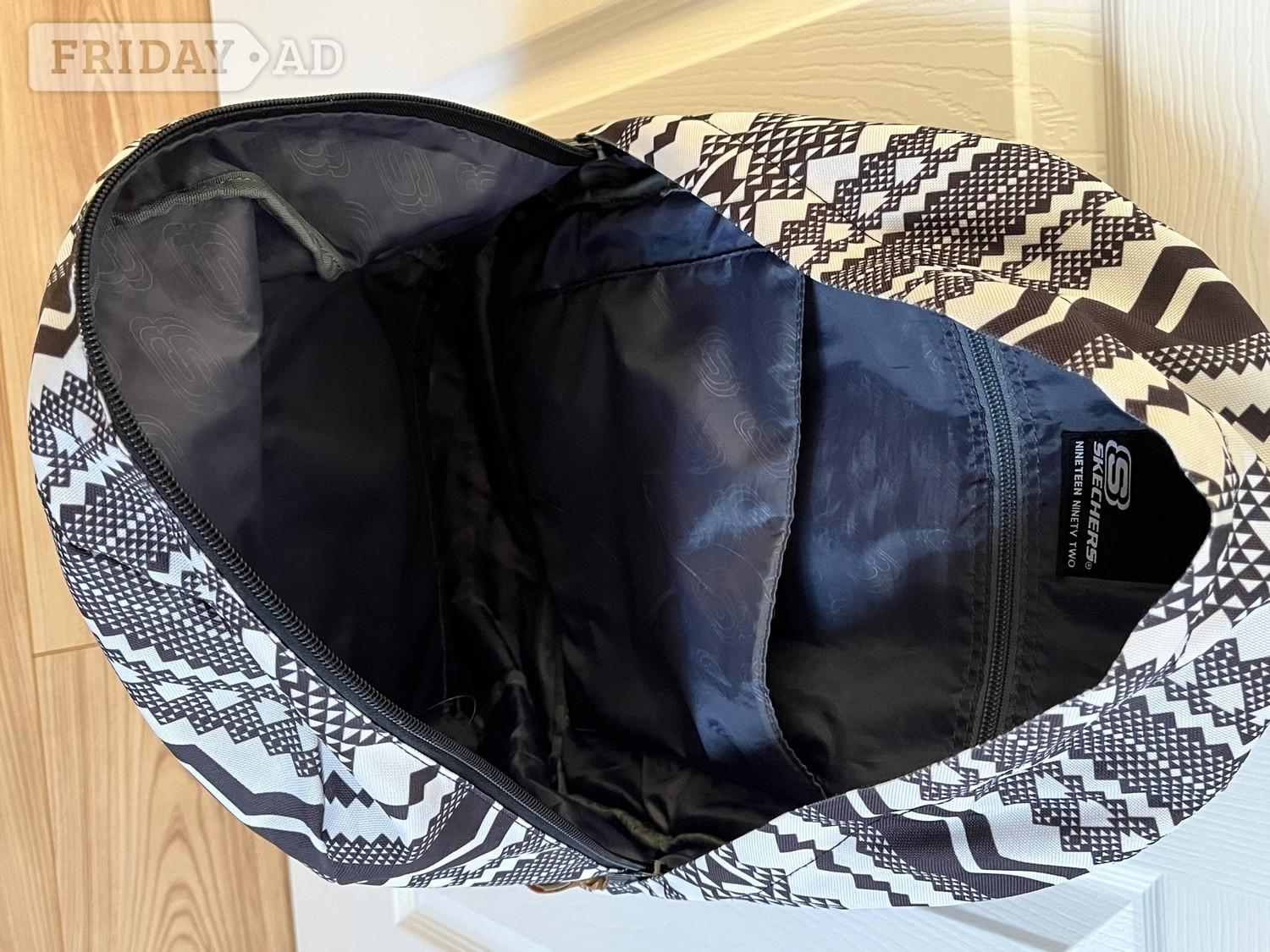 Peterborough Sketchers Black & white backpack 