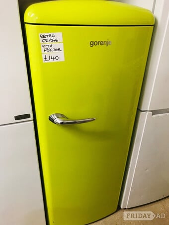 Gorenje retro fridge freezer in excellent condition 