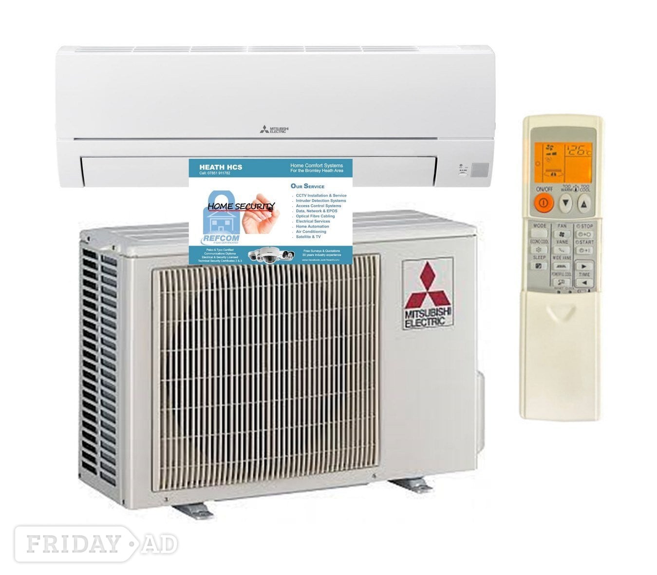 Mitsubishi Air Conditioner MSZ-GC35VA (come see it working) in Bristol