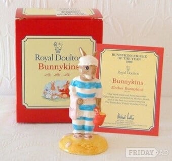 Royal Doulton Bunnykins Figures, plate - various prices
