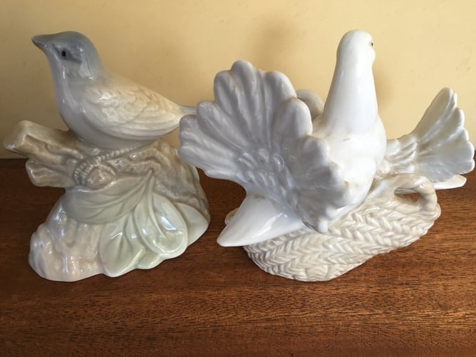 Vintage Miquel Requena bird ornaments