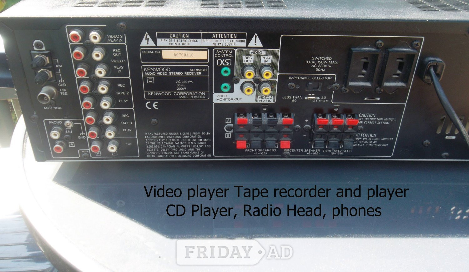 Littlehampton Kenwood Audio Stereo Receiver