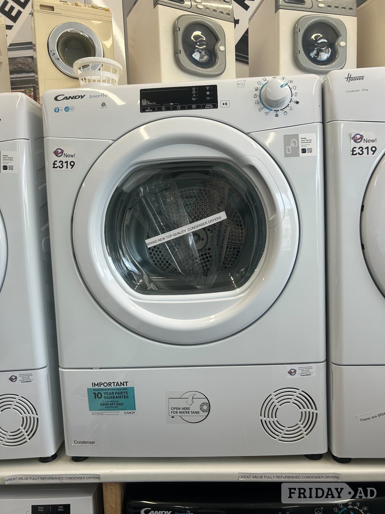 BRAND NEW - CANDY SMART PRO 9KG TUMBLE DRYER - Home Appliances in St. Leonards-On-Sea