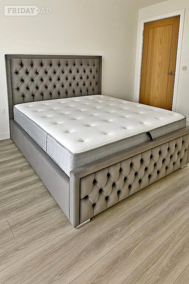 Double bed with optional mattress ¬ colours available ¬ Free drop in Stockport