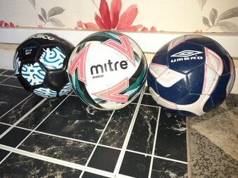 Selection of great quality footballs