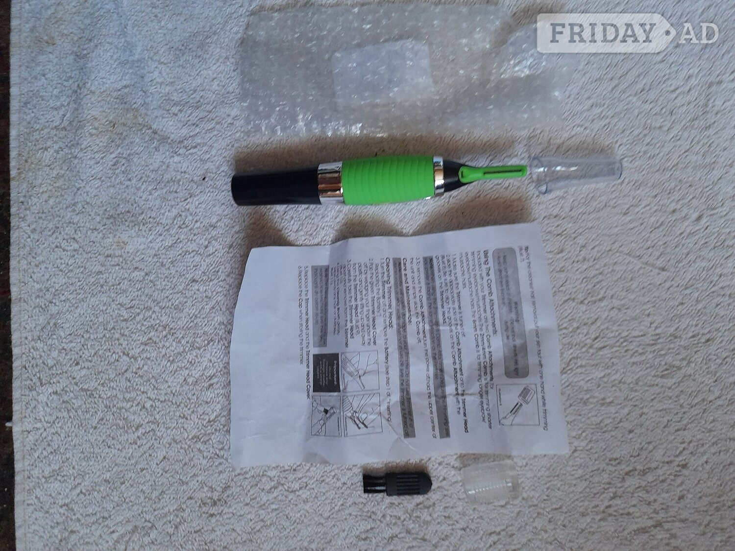 Battery Operated  Microtouch Max Personal  Hair Trimmer,