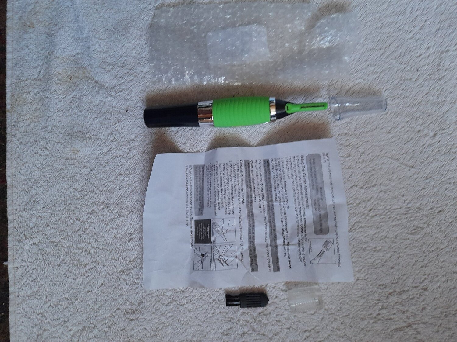 Battery Operated  Microtouch Max Personal  Hair Trimmer,