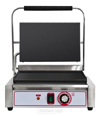Commercial Single Large Panini, Toastie, Contact Grill machine