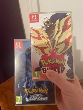 Pokemon shield and brilliant diamond nintendo switch