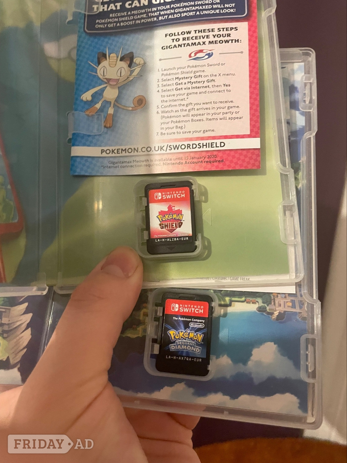 Pokemon shield and brilliant diamond nintendo switch