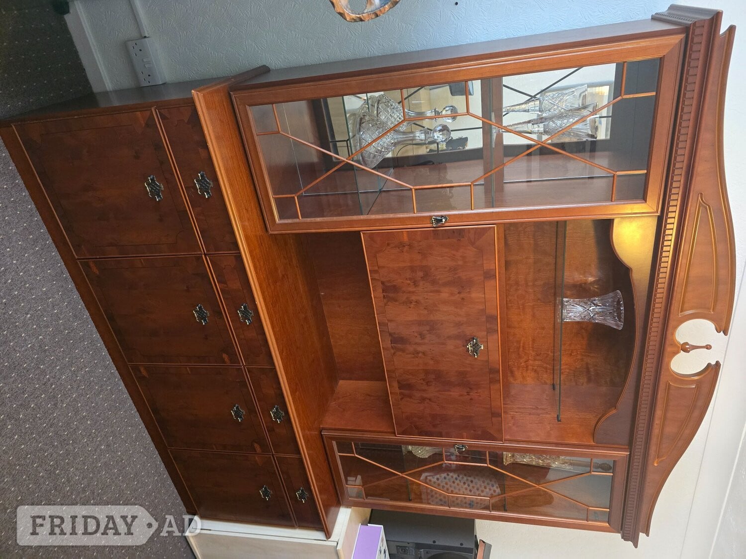 Cabinet with Glass Drinks Display in Winchelsea