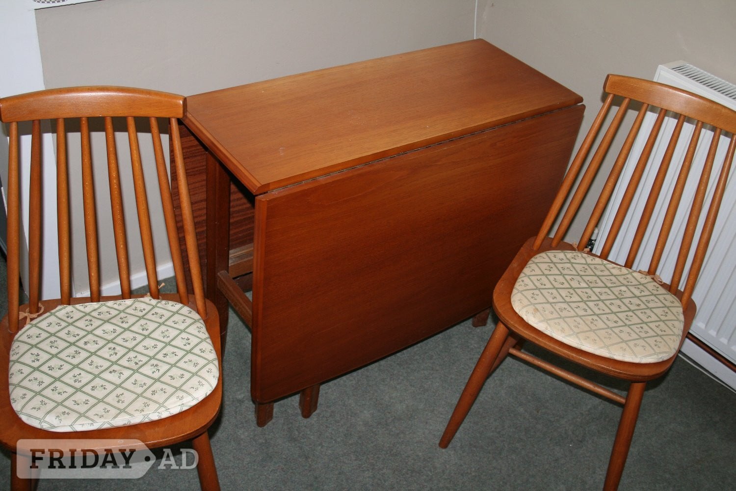 Buckingham 1970's Extending Dining table and 4 matching chairs