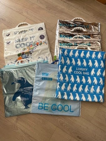 Keep it cool insulated freezer bags x 10 great condition