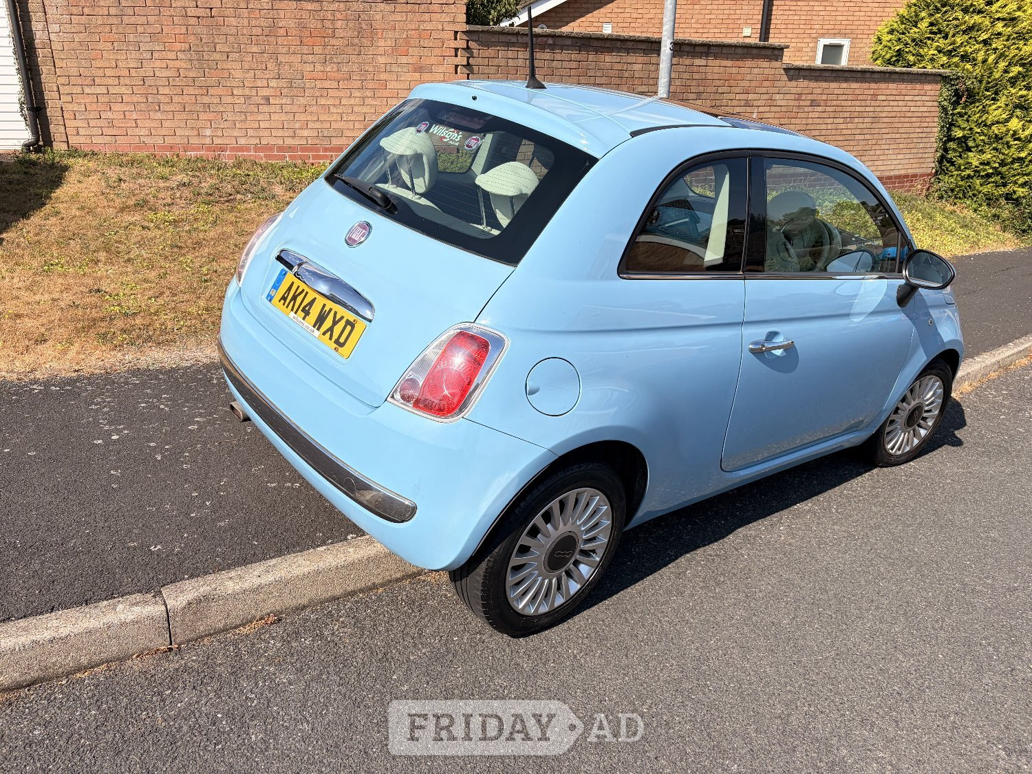 Fiat 500 (Blue) - Cars in Hove