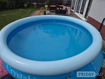 10ft round pool with filter pump 