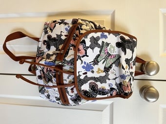 Multicoloured Butterfly backpack 