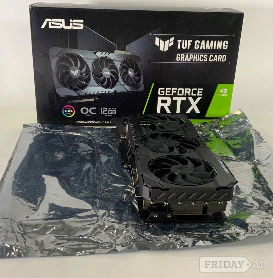 Asus TUF OC Nvidia GeForce RTX 3080 Ti 12 GB GDDR6 PCIE 4 GPU-Fas - Computers & Electronics