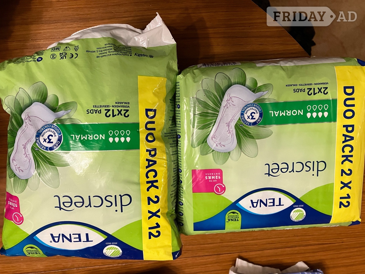 Tena Ladies - multiple packs 