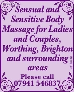 Sensual, Erotic body massage with Oral for ladies and couples 