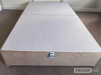 DOUBLE DIVAN BASE - NONE STORAGE