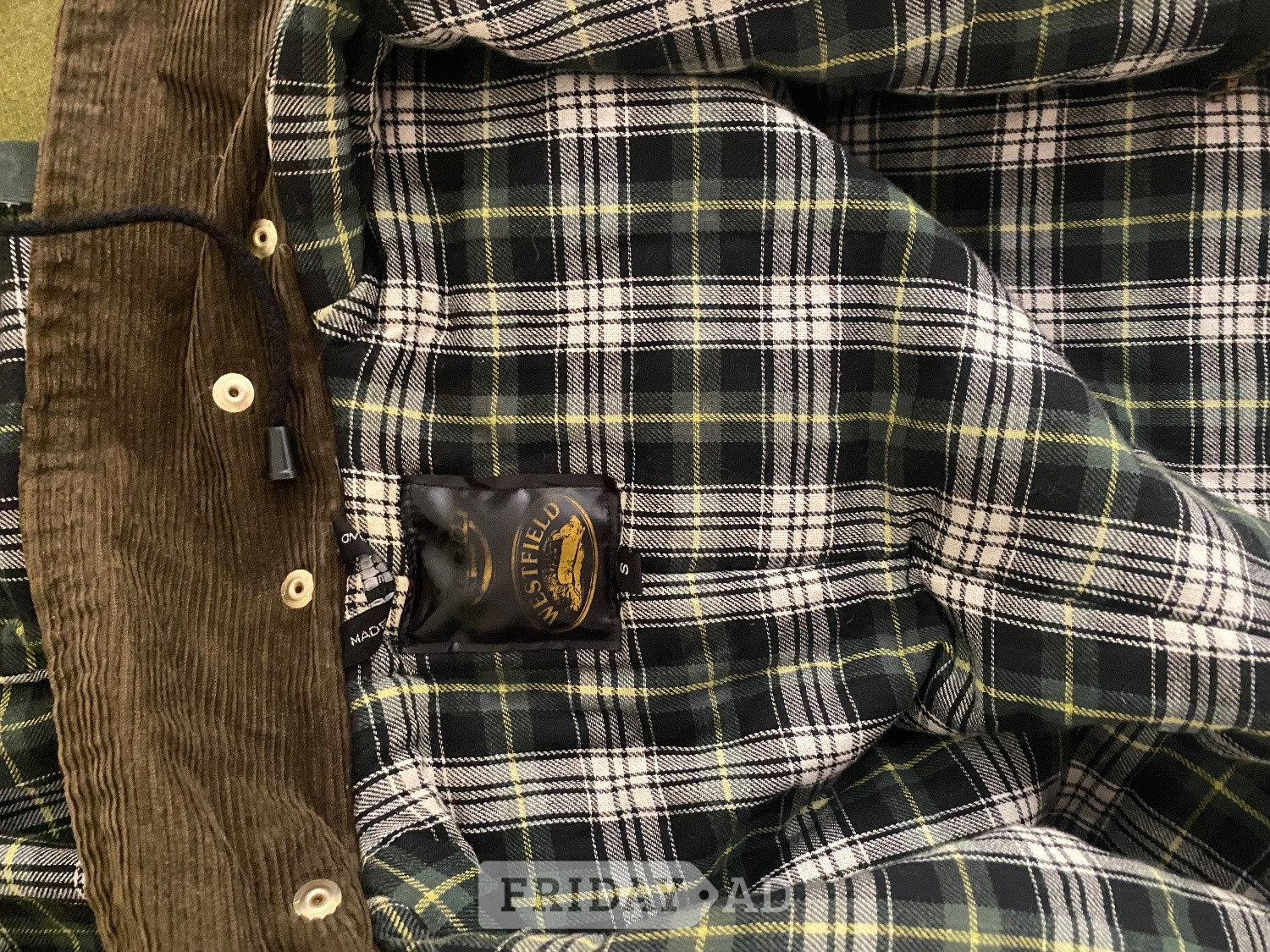 Wax jacket, worn few times, make is Westfield, medium
