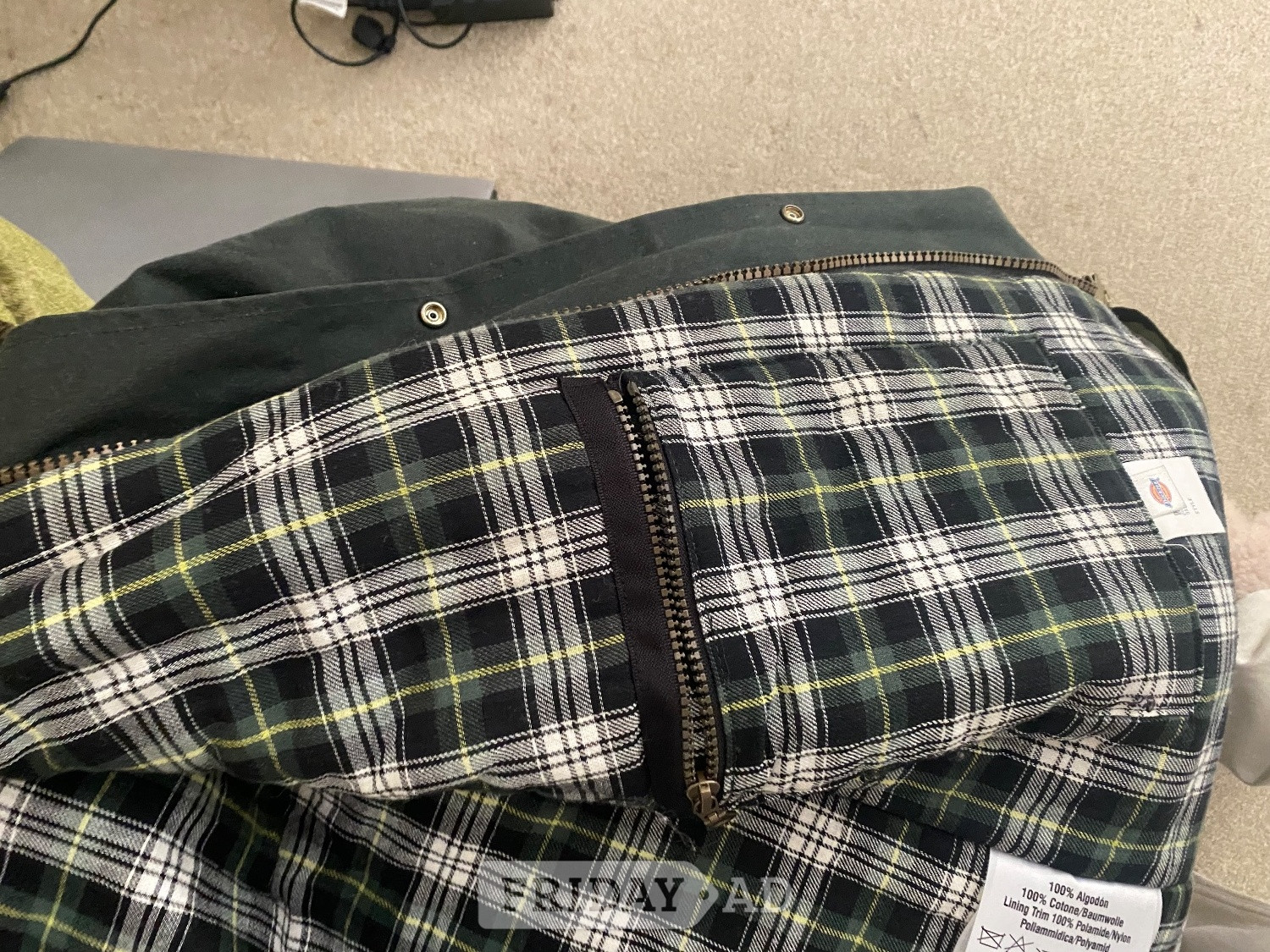 Wax jacket, worn few times, make is Westfield, medium - Clothing, Footwear & Accessories