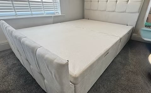 Super King - CUBA SIDE LIFT OTTOMAN DIVAN - choice of colours 