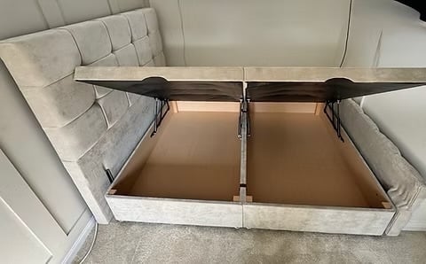 Super King - CUBA SIDE LIFT OTTOMAN DIVAN - choice of colours  - Furniture in Rotherham