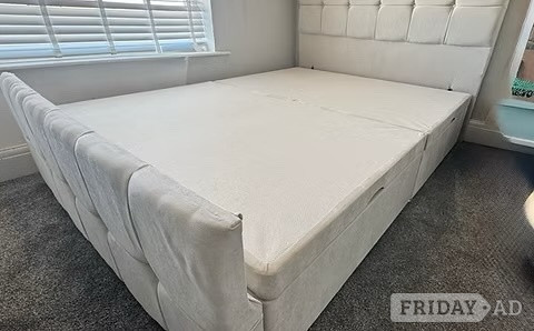 Super King - CUBA SIDE LIFT OTTOMAN DIVAN - choice of colours 