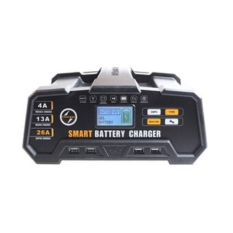 6-Way Protected Smart Battery Charger Built for Reliability