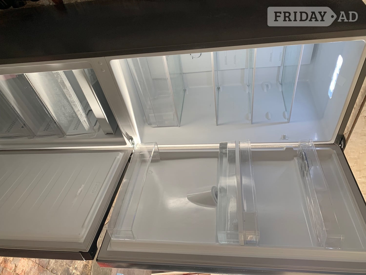 Fridgemaster Frost-Free Fridge Freezer with Water Dispenser