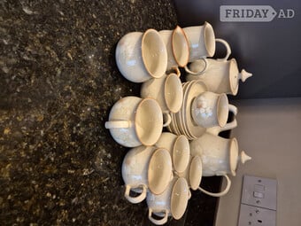 Denby daybreak tea set