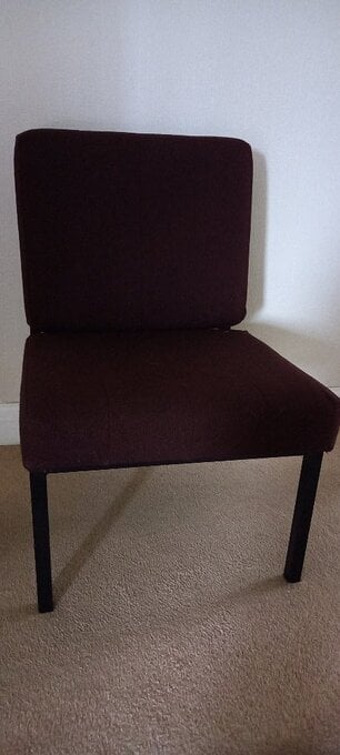 Strong Metal Frame Easy Chair, Excellent Condition