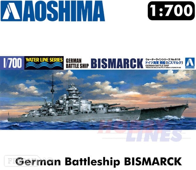 KM Bismarck 1941 in Worthing