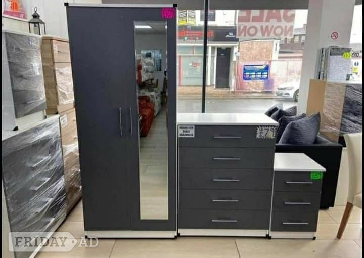 Leeds 2 door wardrobe closet for sale 
