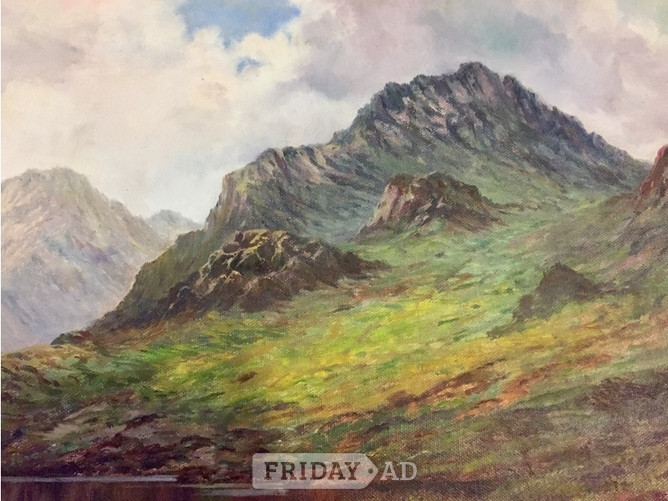Eastbourne Landscape  Lochs and Mountains  by J  Hamilton George