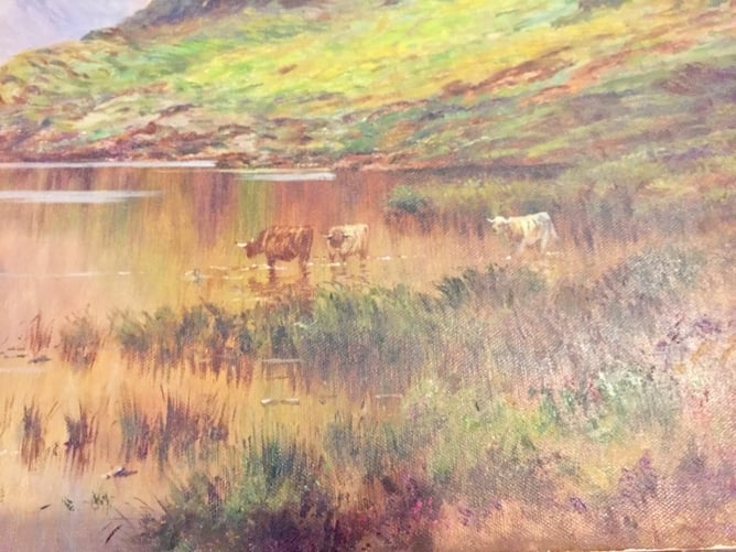 Landscape  Lochs and Mountains  by J  Hamilton George - Home Decor in Eastbourne