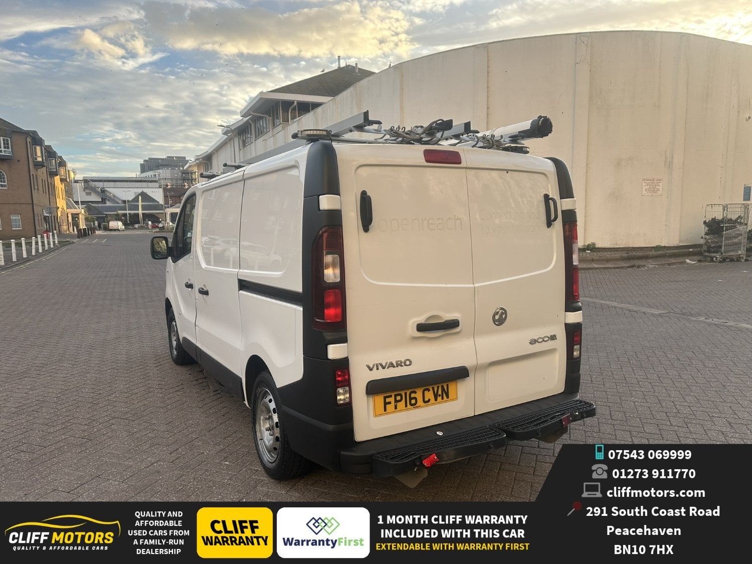 2016 Vauxhall Vivaro Ecoflex - Ex BT Van - NO VAT - 1 Month Cliff - Vans & Commercial Vehicles in Peacehaven
