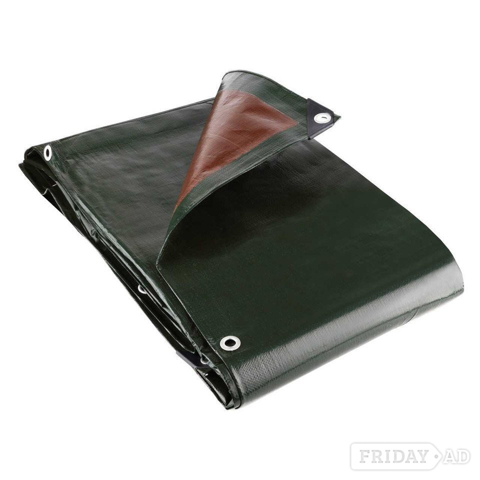 250gsm Heavy Weight Green/Brown Tarpaulins