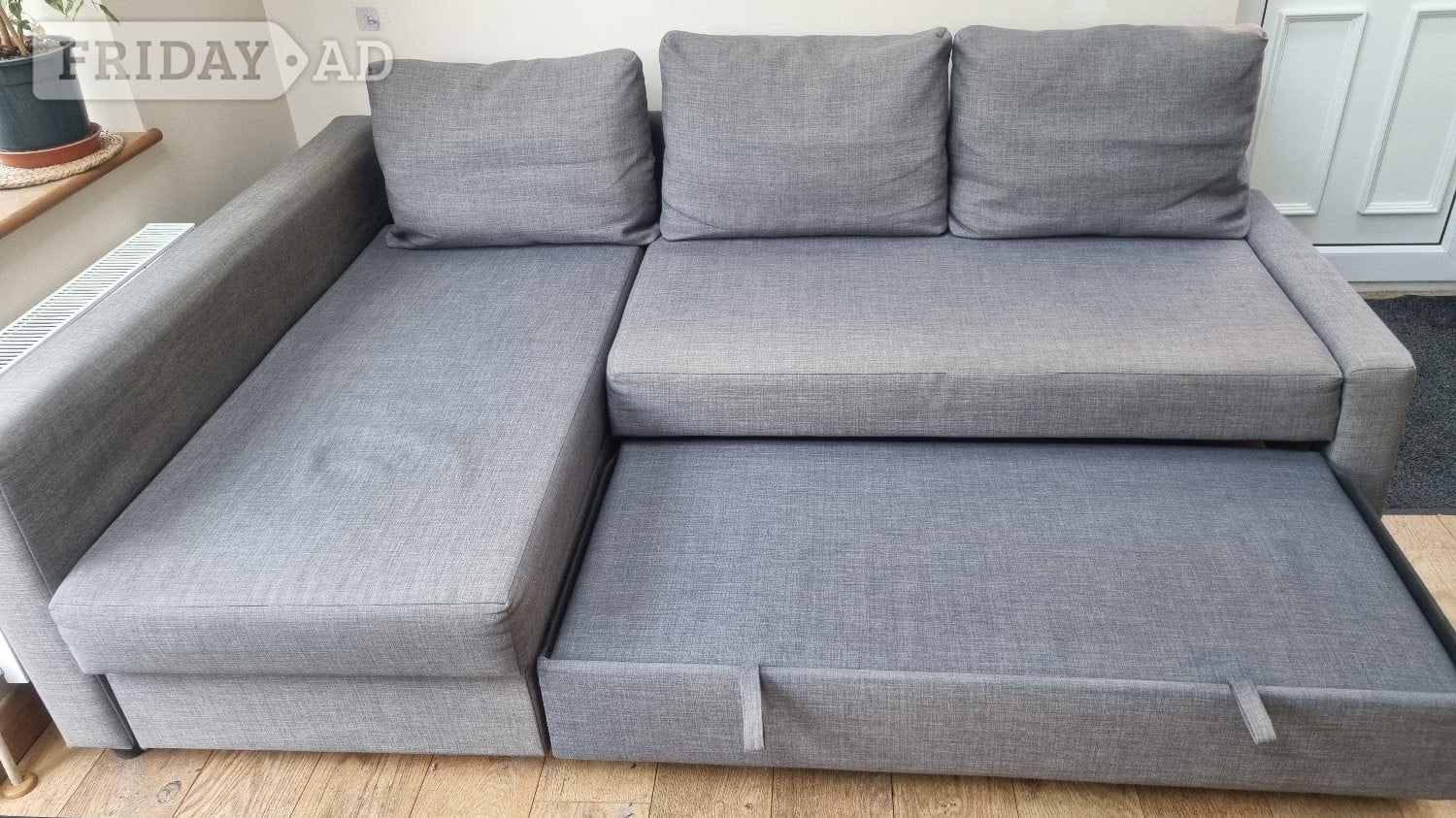 Hassocks IKEA Sofabed. L shape.