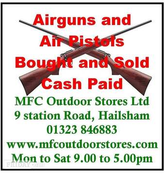 Sale, service and repair of Air guns, Spring, Gas and Pneumatic.