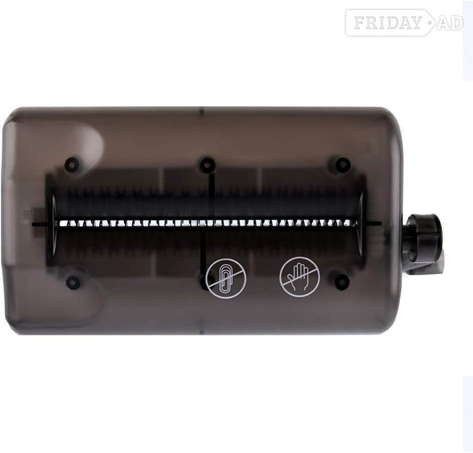 Manual Shredder - A6 Straight Cut Smash Portable Mini Paper Grinder Fits Folded A4 Portrait Paper Capacity 1.5L Black. - DIY in Stourbridge