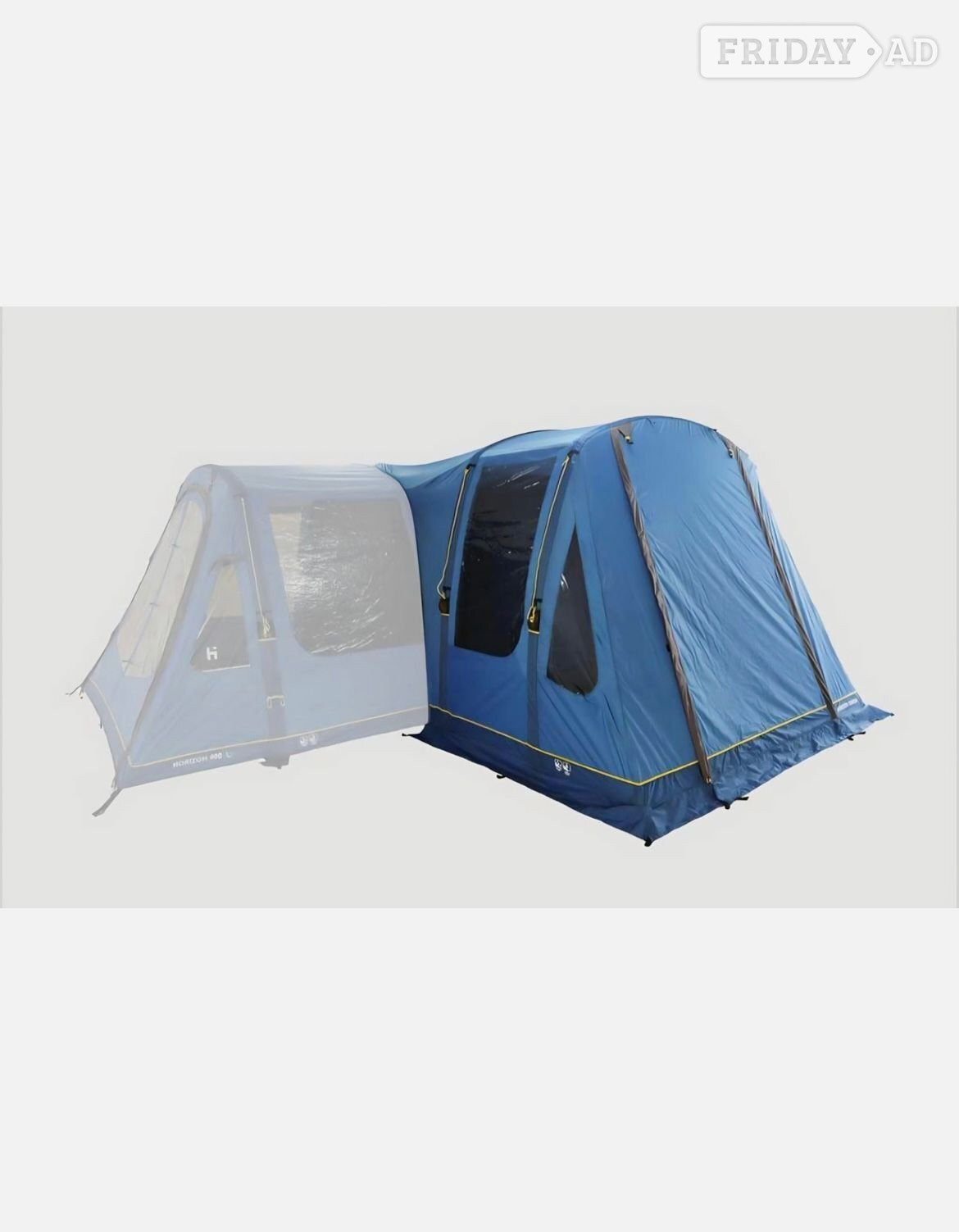 Hi-Gear Horizon 400 Inflatable tent + Porch + Carpet + 2x Tubes - Hobbies & Leisure in Petersfield
