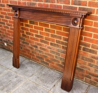 Mahogany mantlepiece excellent condition