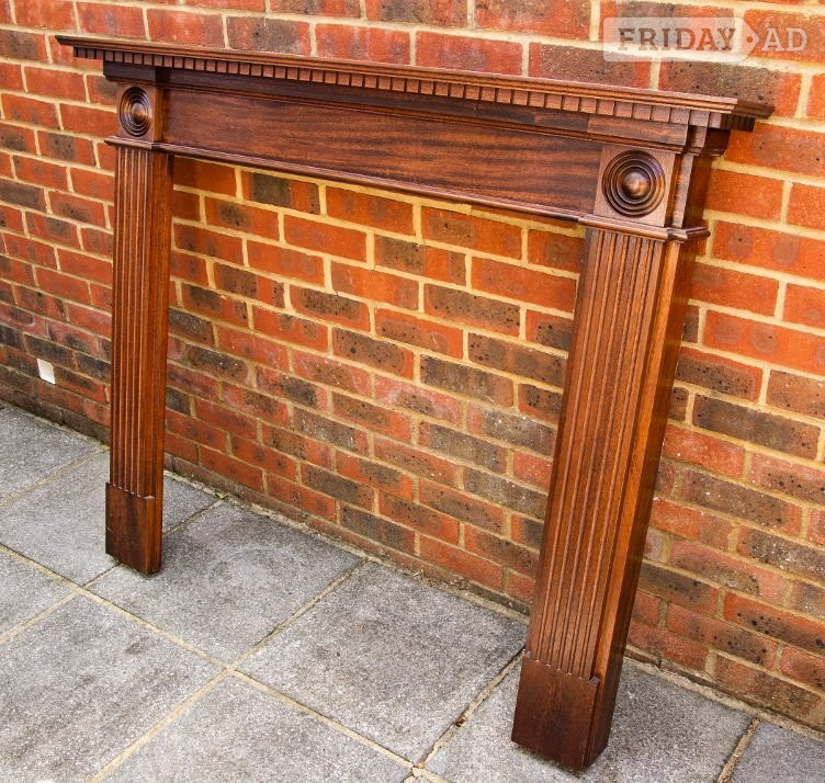 Mahogany mantlepiece excellent condition in Hassocks