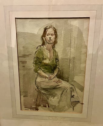 Art Watercolour painting by George Butler RWS RBA 